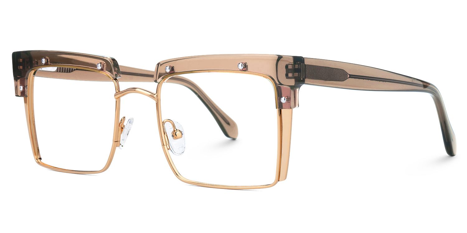 Designer Kiana Beige Frame Glasses | ZEELOOL UK2