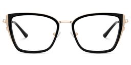 Juniper Rectangle Black Glasses1