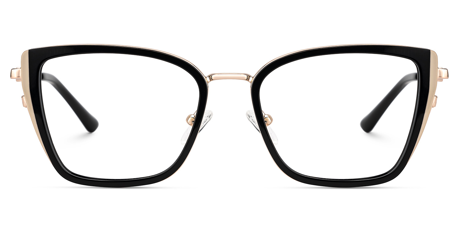 Juniper Rectangle Black Glasses1