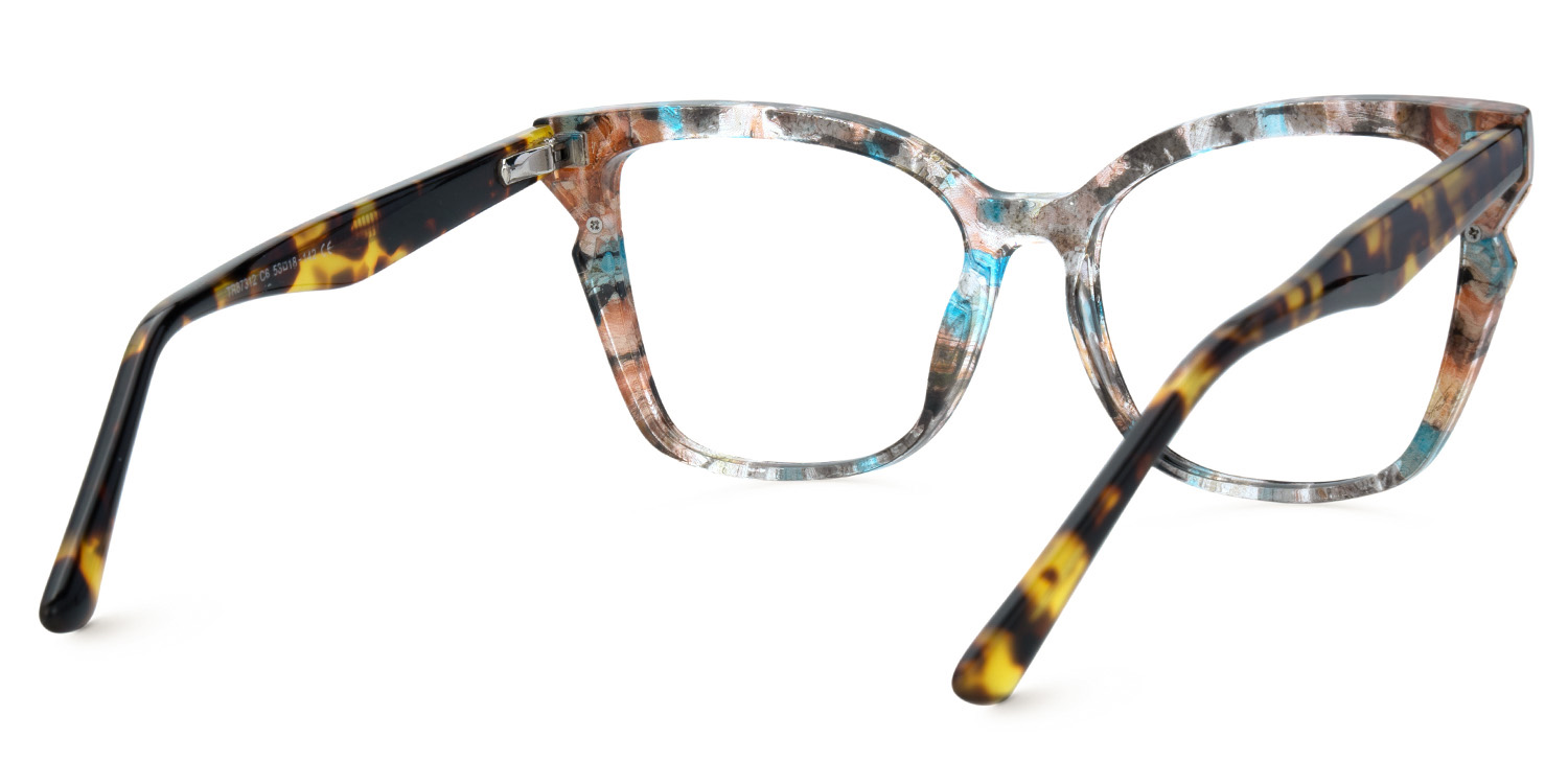 Women's Floral Cat Eye Shape Eyeglasses Online | ZEELOOL UK5