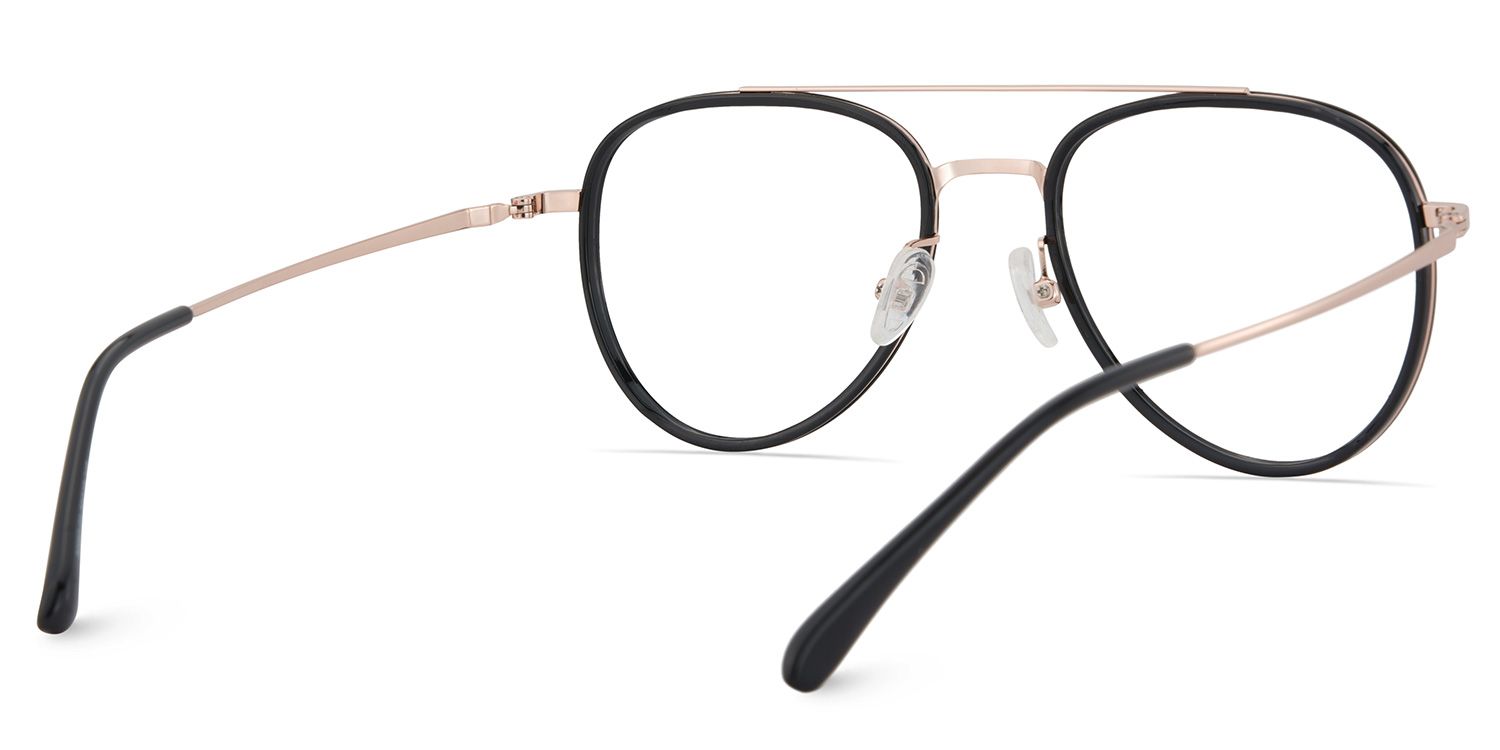Serrano Avaitor Black Glasses | ZEELOOL UK4