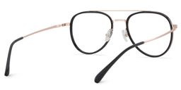 Serrano Black Aviator Glasses4