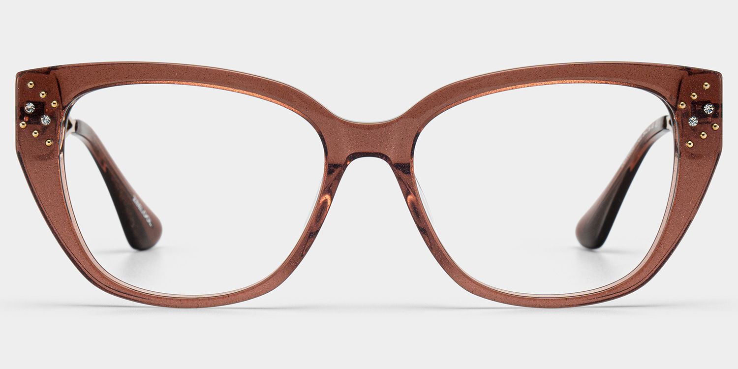 Alma Butterfly Brown Maroon Glasses Frames for Women| ZEELOOL0