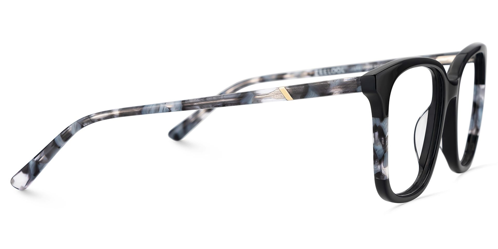 Finnley Acetate Black Frame Glasses with Square Shape | ZEELOOL UK4