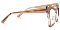 Midgett Cateye Beige Glasses2