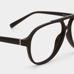 Drew Dark Brown Aviator Glasses5