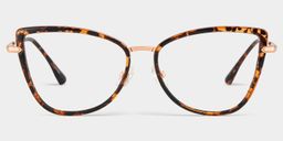 Sloane Cat-Eye Tortoise Glasses0