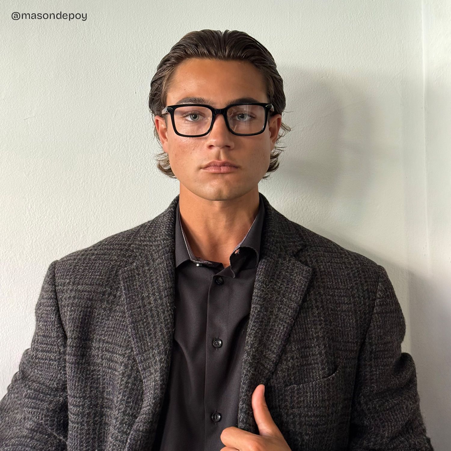 Noah black full rim rectangle eyeglasses Online | ZEELOOL7