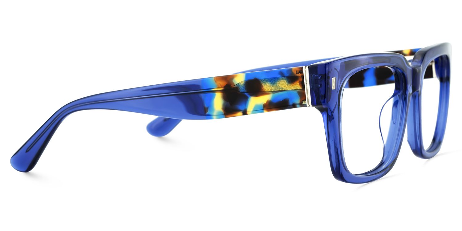 Clear Blue Eyeglasses Frames4