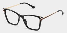 Mia Black Square Glasses3
