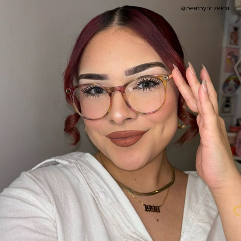 Lenid Round Multicolor Eyeglasses and Thin Frames6