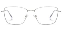 Oduntan Rectangle Silver Glasses0