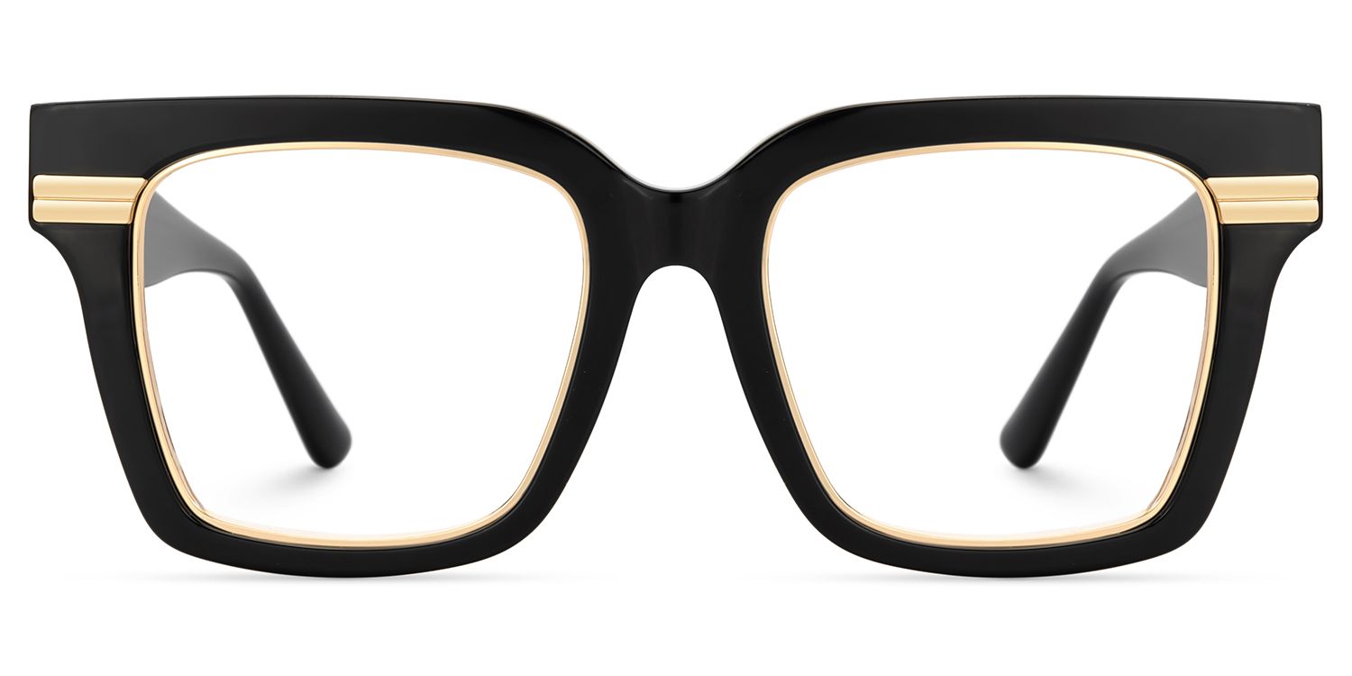 Taylor Square Black Color Frame Glasses for females | ZEELOOL UK0