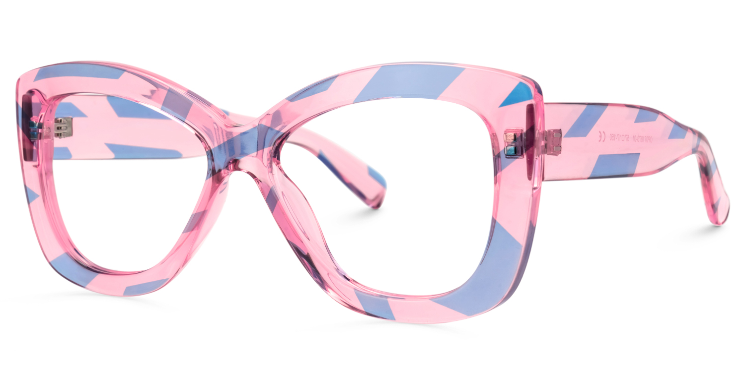Xanthus Butterfly Blue-Pink Glasses | ZEELOOL UK1