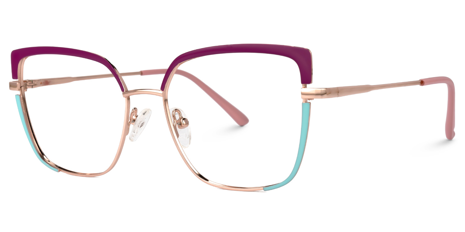 Grasso Square Two-Tone Glasses1