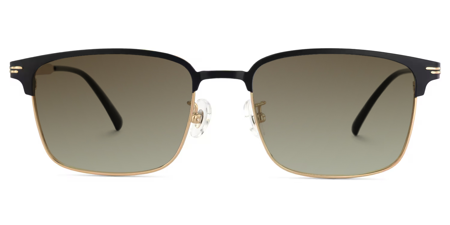 Charleston Browline Gold Sunglasses