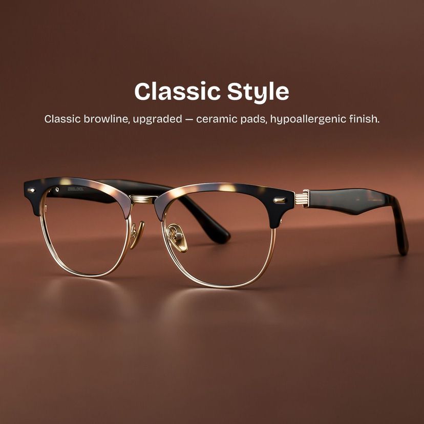 Penelope Browline Tortoise Glasses