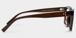 Marley Dark Brown Rectangle Glasses3