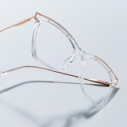 Krystle Square Clear Glasses0