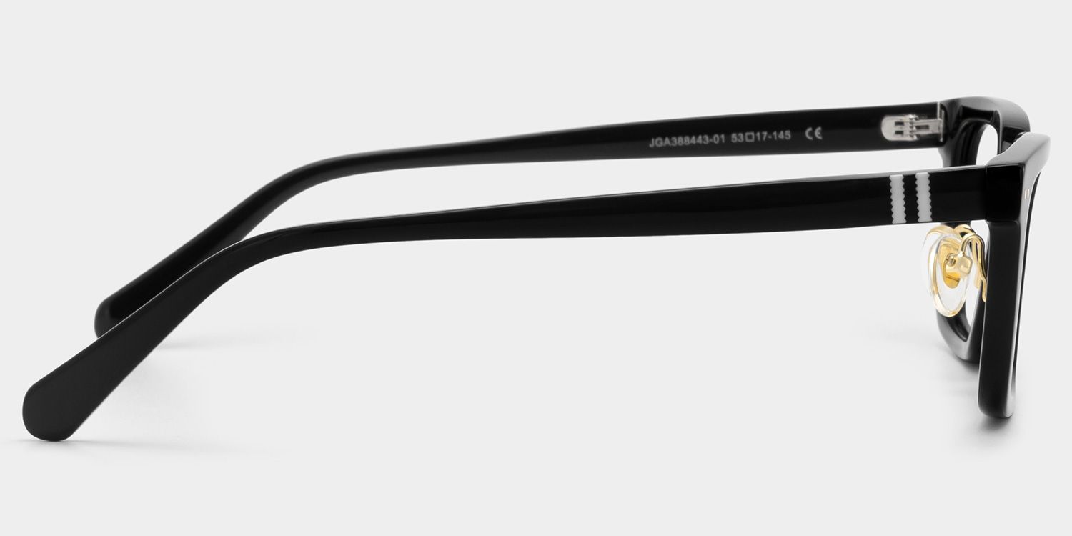 Remy Black Rectangle Glasses | Screen‑Ready Athleisure6