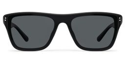 Paloma Aviator Black Polarized Sunglasses0
