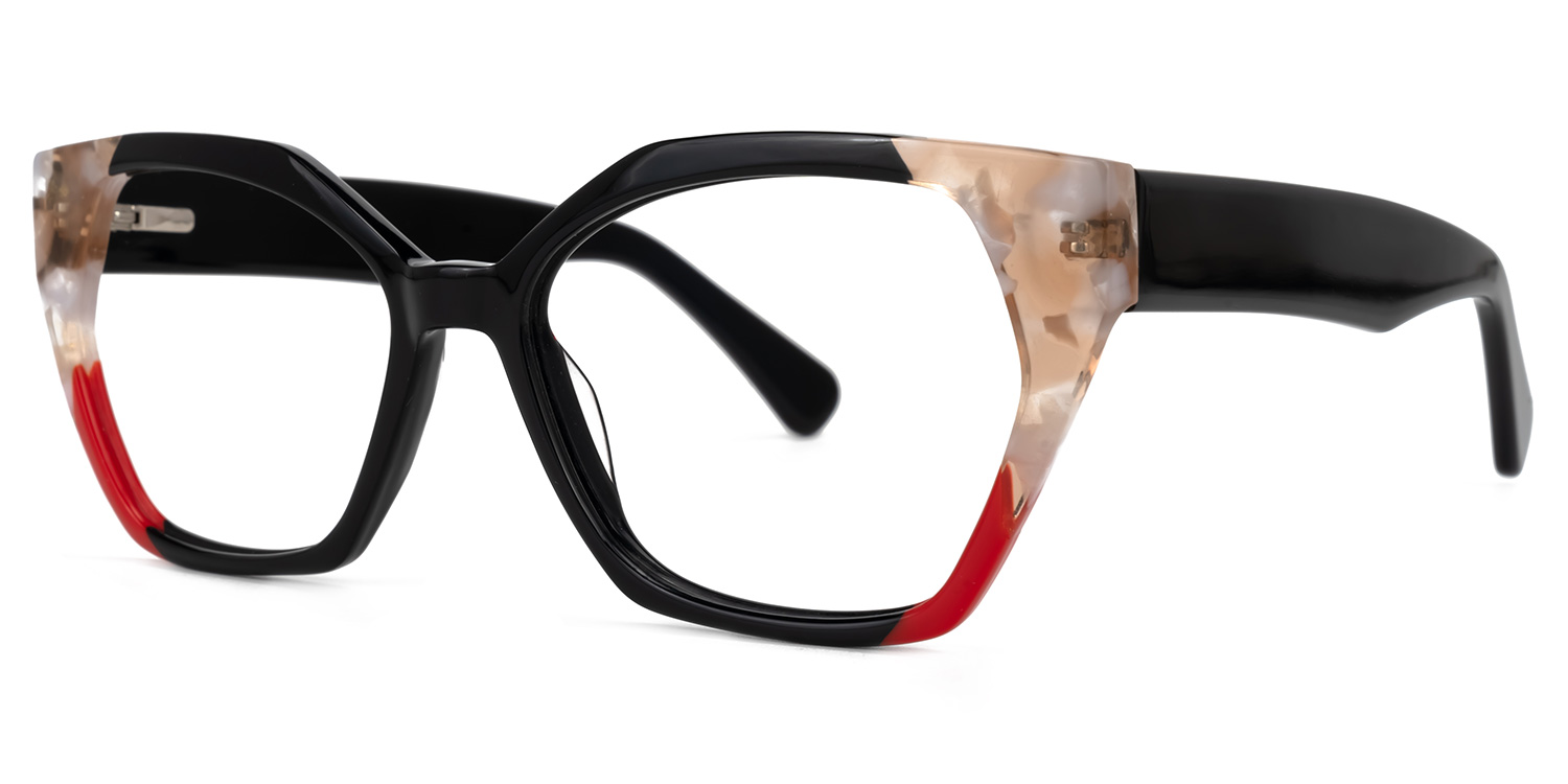 Chelly Cateye Black Glasses1