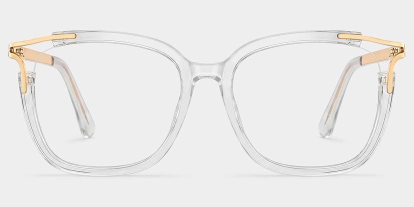 Sidibe Square Clear Glasses