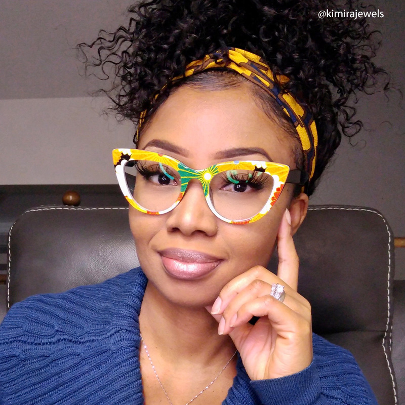 Makie Cateye Black Glasses5