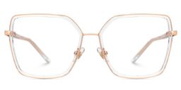 Jill Square Clear Glasses0