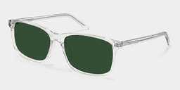 Connie Rectangle Clear Glasses2
