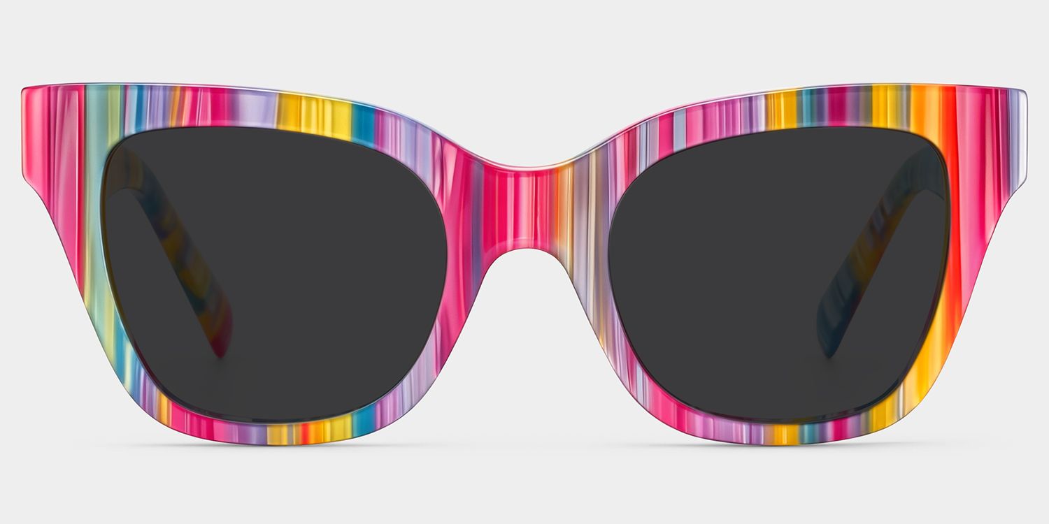 Nereyda Acetate Multicolor Frame Sunglasses | ZEELOOL UK0
