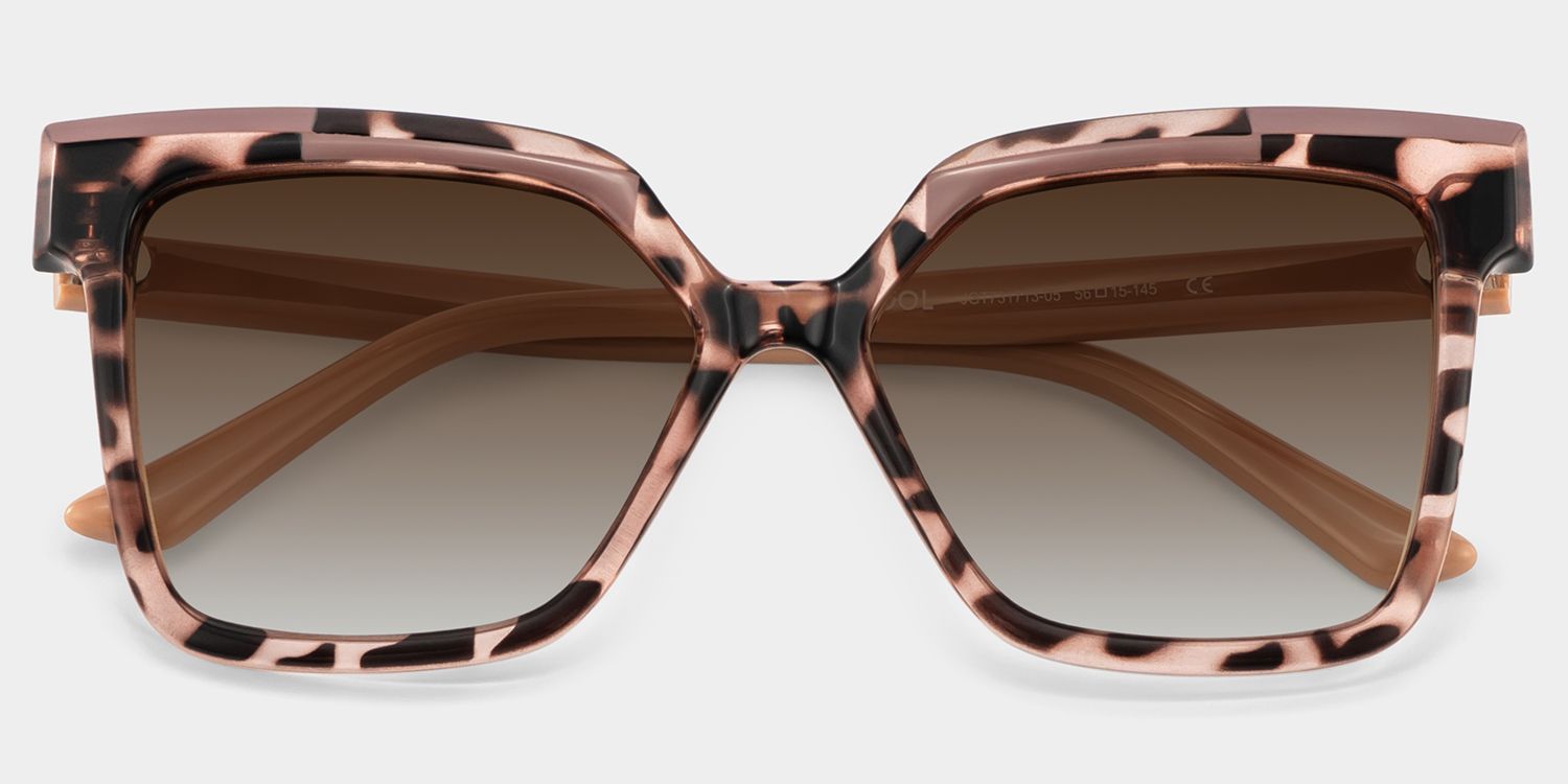 Square Eboney Tortoise Frame Glasses Deals -Zeelool Optical1