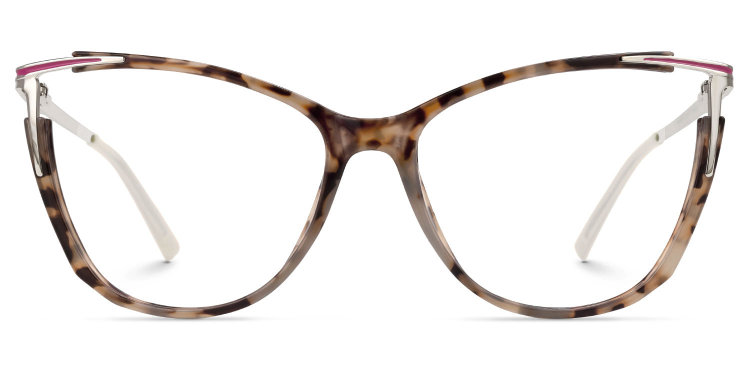 Yomary Cateye Tortoise Eyeglasses and Thin Frames0