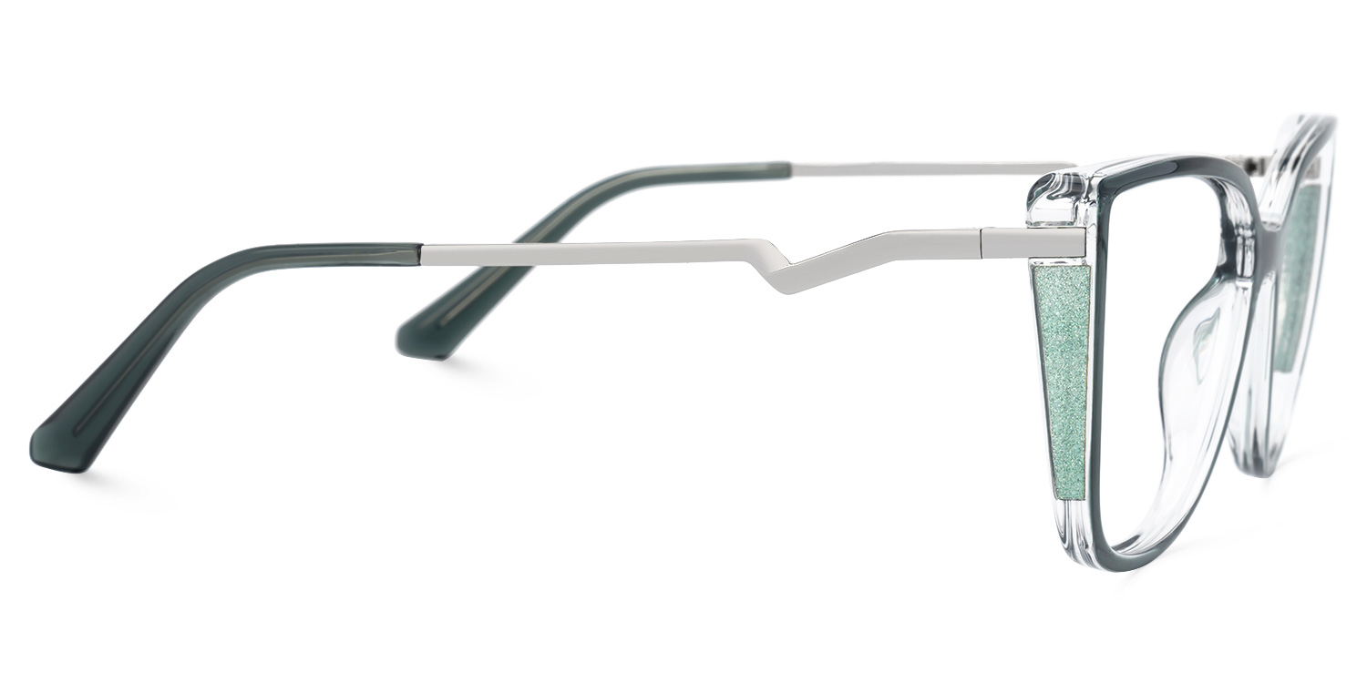 Spring hinges Celisa Eyeglasses, Celisa Green Glasses -Zeelool2
