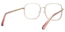 Perfecta Square Pink Glasses3