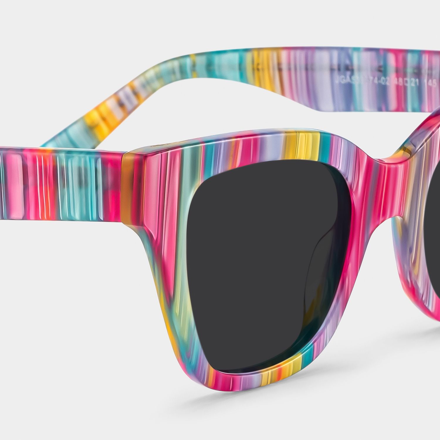 Nereyda Acetate Multicolor Frame Sunglasses | ZEELOOL UK4