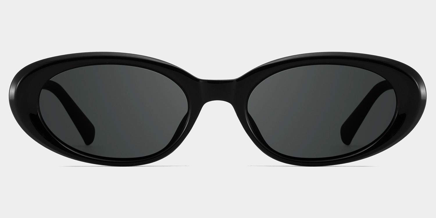 Zion black Frame Polarized Sunglasses with oval Style Online | ZEELOOL UK1