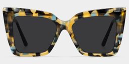 Thiline Tortoise Square Sunglasses0