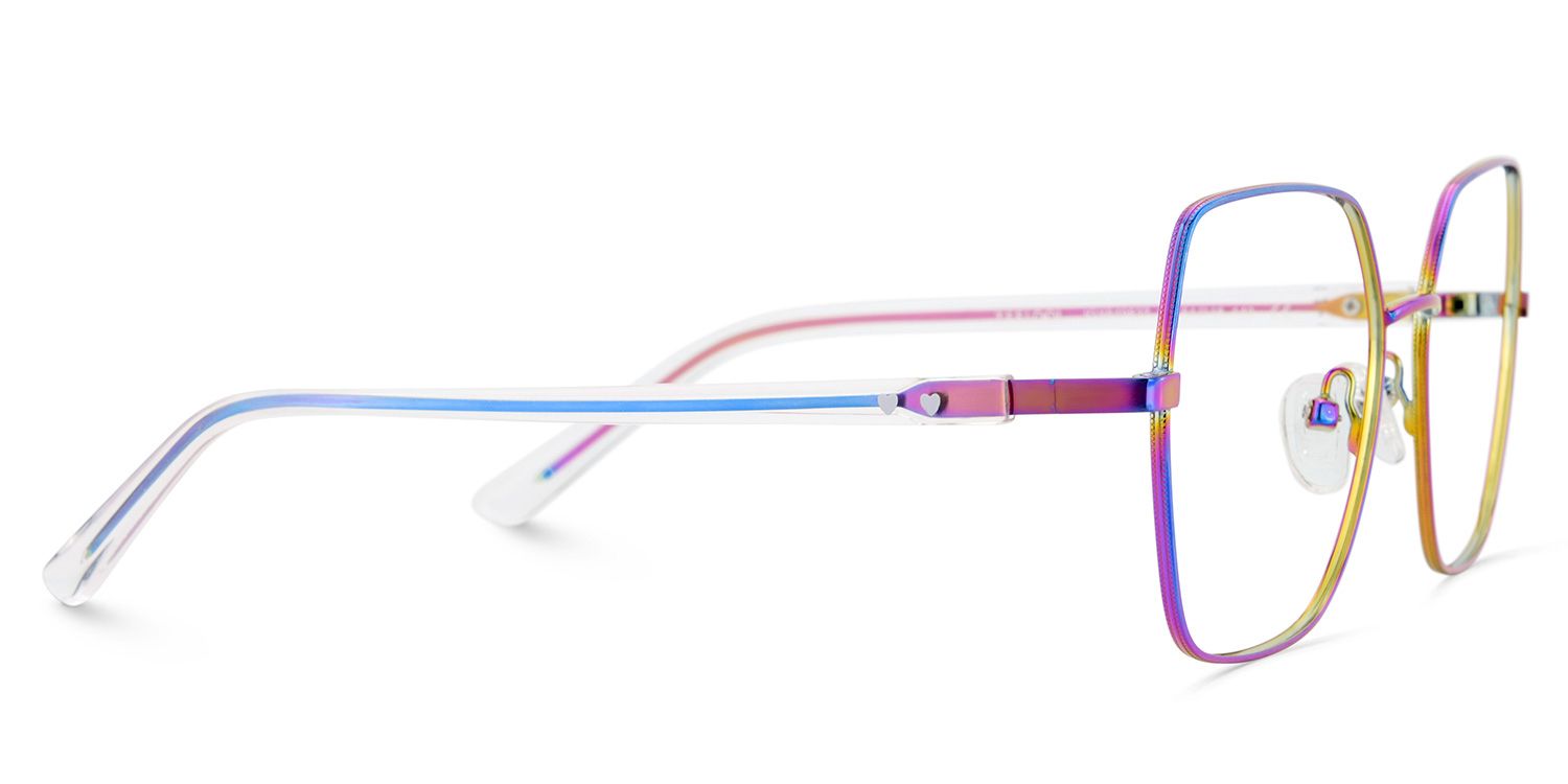 Iridescent Glasses For Women With Transparent Temples4