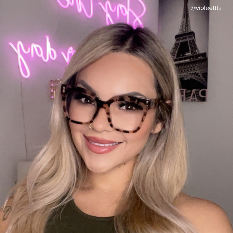 Minguela Square Pink-Tortoise Glasses6