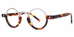 Lumy Round Tortoise Glasses1