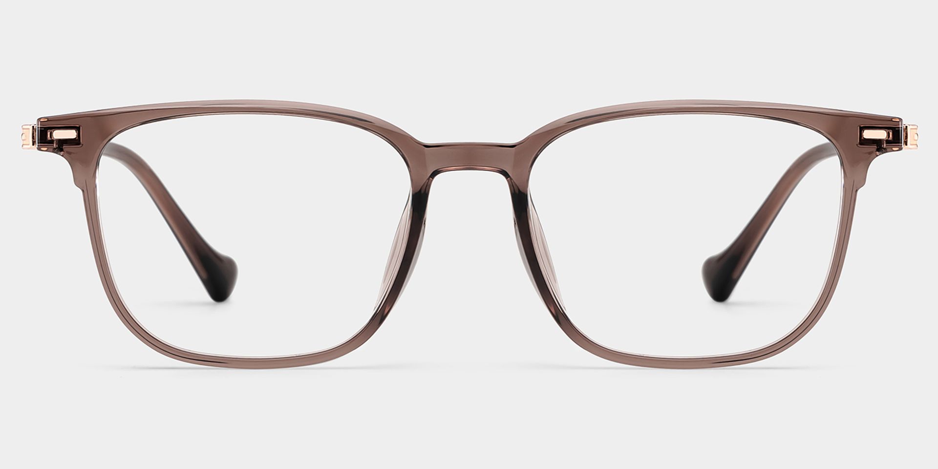 William Rectangle Brown Glasses Frames for men | ZEELOOL0