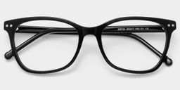 Marigold Rectangle Black Glasses1