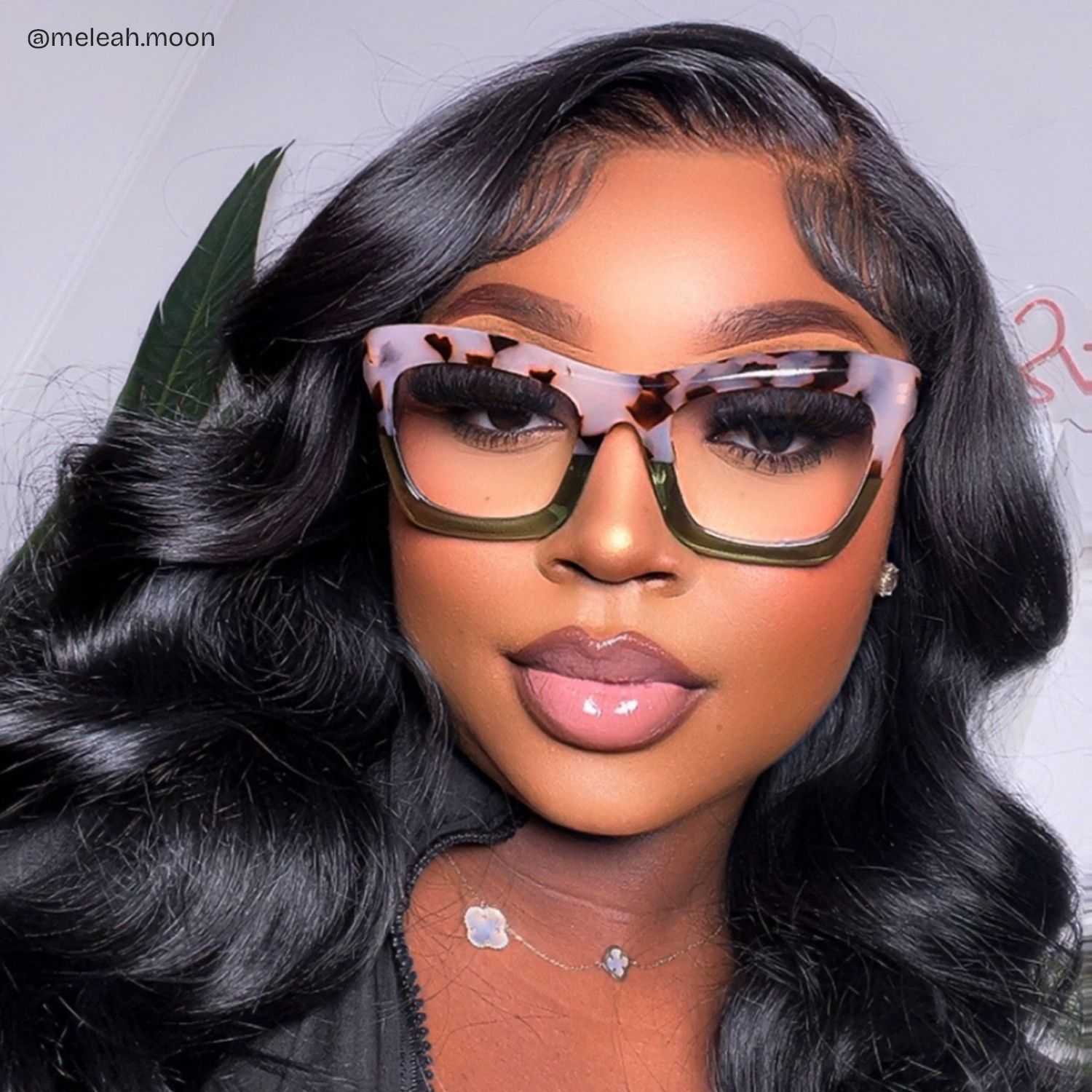 Benitez Square Two-Tone Frame & Prescription Eyeglasses9