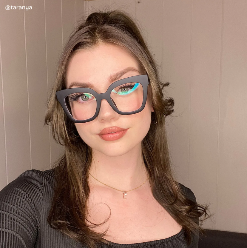 Malcolm Square Black Glasses