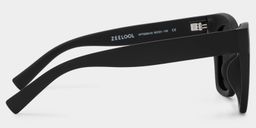 Malcolm Square Black Sunglasses3