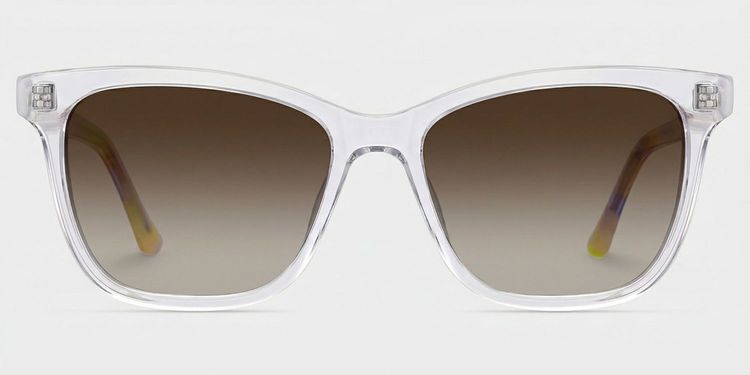 Faith Clear Rectangle Glasses