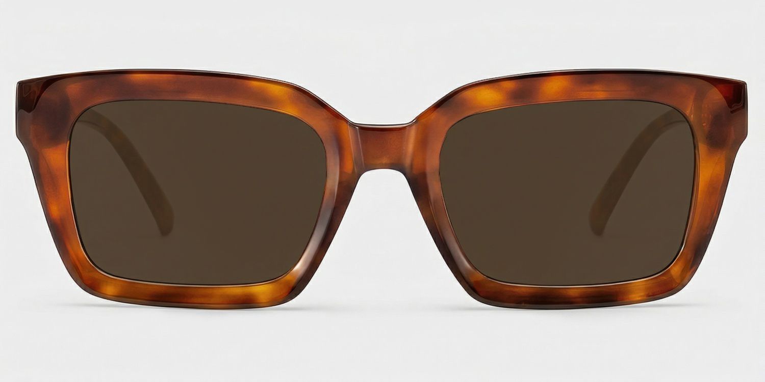 Marley Tortoise Eyeglasses with Rectangle Frames | ZEELOOL0