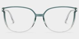 Rodz Square Gray Green Glasses0