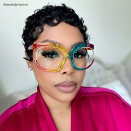 Darice Round Colorful Glasses4